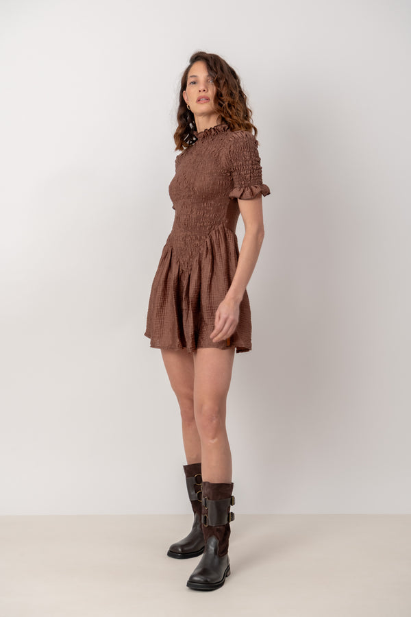 Vestido DOLCE FAR NIENTE - Marrón