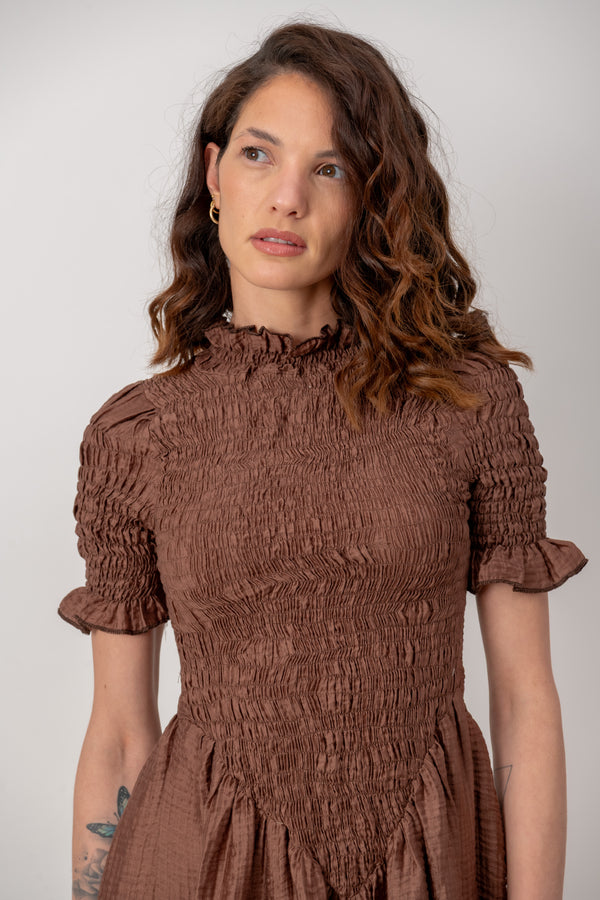 Vestido DOLCE FAR NIENTE - Marrón