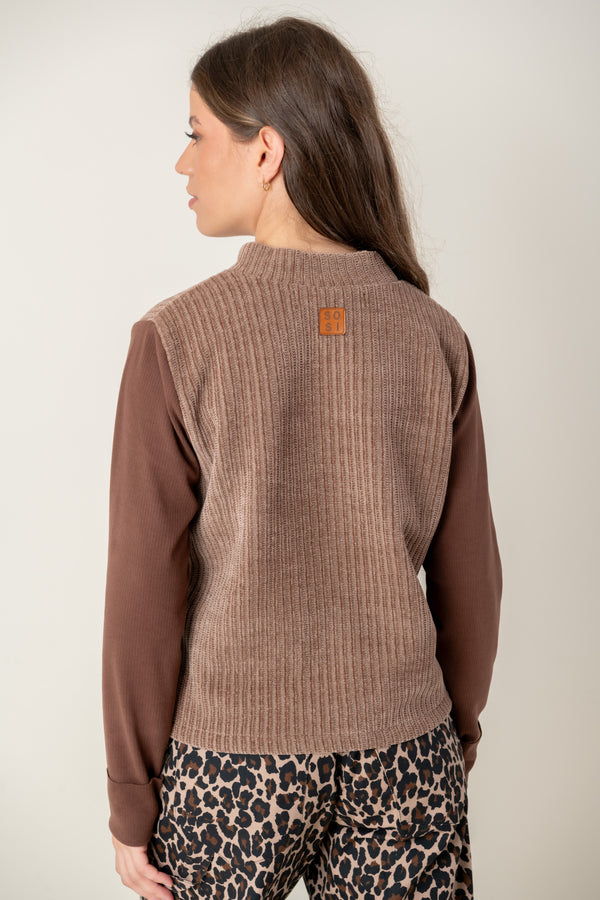 Polera LOMBARDIA - Marrón