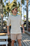 Remera tejida Oliva