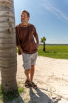 Remera tejida Oliva
