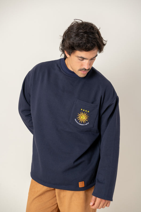 Buzo HEROICO URUGUAY - Azul
