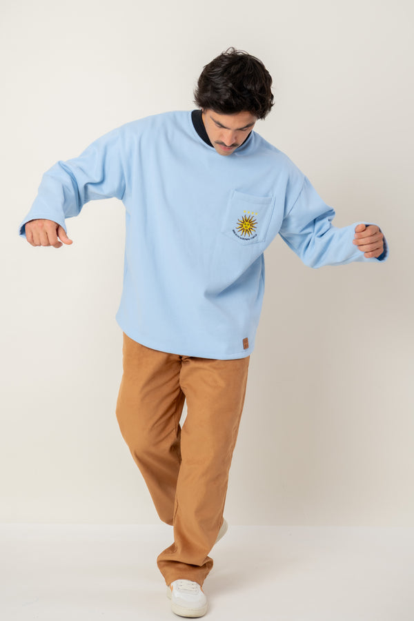 Buzo HEROICO URUGUAY - Celeste