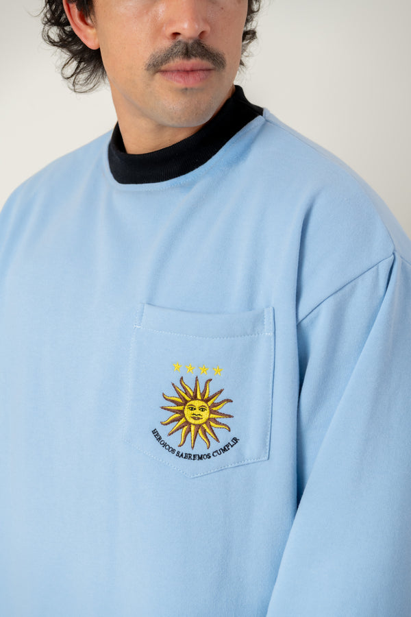 Buzo HEROICO URUGUAY - Celeste