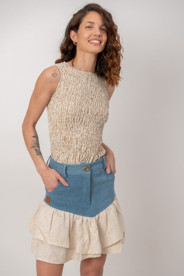 Mini PORTOFINO - Jean combinado