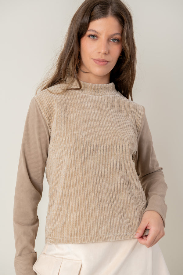 Polera LOMBARDIA - Beige
